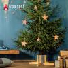 Tree Nest Christmas Tree Stand Base for 10ft Real Tree Sliver Christmas Tree Holder Stable for Xmas Decoration Rustic (Silver,Large) view 2