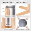 Tree Nest Christmas Tree Stand Base for 10ft Real Tree Sliver Christmas Tree Holder Stable for Xmas Decoration Rustic (Silver,Large) view 4