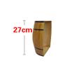 Decorated Oak Wine Barrels, Solid Wooden Wine Barrel Beer Barrel, Half-Barrel lid and Barrel Bottom Wall-Mounted Decoration, Winery Bar Exhibition Wedding Photography Props Decoration Decoration ZDD view 2
