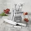Cuisinart 15-Piece Knife Set with Block, High Carbon Stainless Steel, Forged Triple Rivet, Natural/Gray C77WTR-15PG view 4