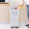 GBHJJ Kitchen Bins, Recycling Pedal Bin for Kitchen Waste with Double Compartments - 38L Rubbish Capacity - Waste Bin with Odour-Proof Lid - for Kitchen Waste view 1