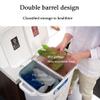 GBHJJ Kitchen Bins, Recycling Pedal Bin for Kitchen Waste with Double Compartments - 38L Rubbish Capacity - Waste Bin with Odour-Proof Lid - for Kitchen Waste view 3
