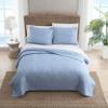 Tommy Bahama - Twin Quilt Set, Soft Cotton Bedding with Matching Sham, Oeko-Tex Certified, Dorm Essentials (Coasta Sera Blue) view 3