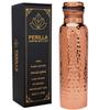 Perilla Home Pure Copper Water Bottle 34 Oz Leak Proof 100% Pure - Ayurvedic Copper Vessel - Drink More Water And Enjoy The Health Benefits Immediately - For Gym, Yoga Bottle (Hammered) view 1