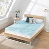 Best Price Mattress 4 Inch Egg Crate Memory Foam Mattress Topper with Cooling Gel Infusion, CertiPUR-US Certified, Dorm Essentials, TwinXL, Light Blue view 2