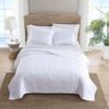 Tommy Bahama - Twin Quilt Set, Soft Cotton Bedding with Matching Sham, Oeko-Tex Certified, Dorm Essentials (Coasta Sera White) view 3