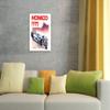 1948 Monaco Grand Prix - Vintage Car Racing Poster by Go Ham (Georges Hamel) - Fine Art Rolled Canvas Print 20in x 26in view 4