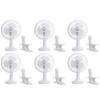 Genesis A1CLIPFANWHITE-6PK clip fan white, 6 inch, 6 Piece view 1
