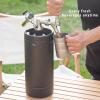 TMCRAFT 128oz Growler Tap System, Pressurized Stainless Steel Mini Keg with Cooler Jacket, Portable Home Dispenser System to Keep Fresh and Carbonation for Draft, Homebrew and Craft Beer (Matte Black) view 4