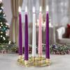 Avalon Gallery Advent Wreath Candle Holders - Christmas Tabletop Candle Holder, 7", Watch Prepare Rejoice Behold view 2