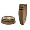 Decorated Oak Wine Barrels, Solid Wooden Wine Barrel Beer Barrel, Half-Barrel lid and Barrel Bottom Wall-Mounted Decoration, Winery Bar Exhibition Wedding Photography Props Decoration Decoration ZDD view 4