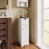 RiverRidge Ashland Slim Transitional Wood Cabinet with Drawer in White view 2