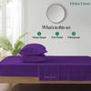 Rinku Linen Genuine 600 Thread Count Egyptian Quality Cotton 6-Pieces Sheet Set Fit Mattress Up to 9-12" Deep Pocket Full, Purple Stripe view 4