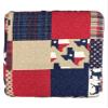C&F Home Dalton Texas Lone Star Full/Queen Quilt 100% Cotton Lightweight Machine Washable Reversible Bedspread Coverlet Queen Blue view 4