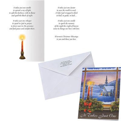Fox Valley Traders It Takes Just One Christmas Card Set of 20