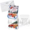 Fox Valley Traders Custom Merry Mason Jar Christmas Card Set of 20 view 1