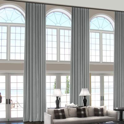 ChadMade 108 Inches Long Velvet Curtains, 2 Panels 52Wx108L Grey, Rod Pocket Back Tab Hook Belt Flat Hooks Light Filtering Draperies for Traverse Rod, Leon Collection