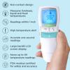 Motorola Care 3-in-1 Non-Contact Baby Forehead Thermometer - Body, Food or Liquid Temperature, Handheld Clinical Device for Kids, Adults - No Touch, Quick & Accurate Reader-Large Display, White view 2