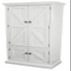 American Heartland Rustic Double Door Pantry, Bright White view 1