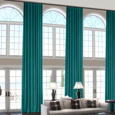 ChadMade 108 Inches Long Velvet Curtains, 2 Panels 52Wx108L Everlade Teal, Rod Pocket Back Tab Hook Belt Flat Hooks Light Filtering Draperies for Traverse Rod, Leon Collection