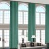 ChadMade 108 Inches Long Velvet Curtains, 2 Panels 52Wx108L Teal, Rod Pocket Back Tab Hook Belt Flat Hooks Thermal Insulated Lined Draperies for Traverse Rod, Leon Collection view 1