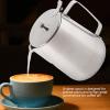 Professional 304 Stainless Steel Milk Frothing Pitcher 2000ml for Espresso Cappuccino Coffee Making view 2