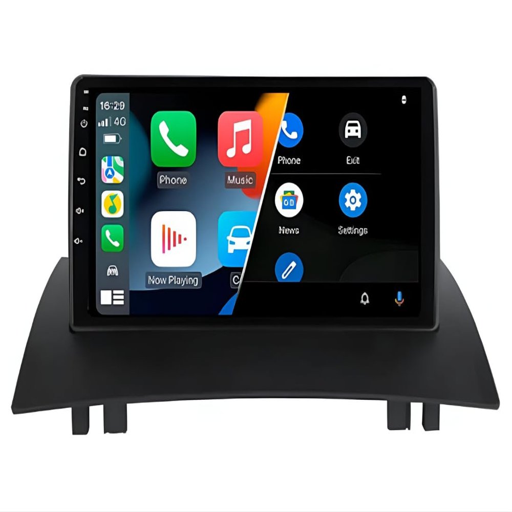 ADIVOX 9 inch Car Radio Suitable for Renaullt Megane 2009-2014 | CarPlay/Android Auto/WiFi/DSP/5G/QLED, Touchscreen Carplay Screen, HD Multimedia Car Radio System (T4 (4GB/64GB) 8CORE 5G QLED)