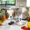 Barton 22-Quart Pressure Canner Pressure Cooker Pressure Gauge with Rack, Induction Compatible, Steam Canner Polished 22 QT Stovetop Pot view 2