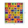 Champion Rugs Kids ABCs Alphabet Numbers Shapes Educational Learning Area Rug Carpet for Kids and Children Bedrooms and Playroom (8 Feet X 8 Feet Round) view 2