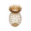 BarCraft BCCORKHOLDER Wine Cork Collector, Pineapple Shaped, Metal, Gold Coloured, 20 x 28cm view 3