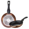 Bergner Pressed Aluminium 2 Piece Frying Pan Set (8 Inch) and 3 Piece Silicone Kitchen Utensil Set view 2