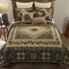 Donna Sharp Twin Polyester Bedding Set - 2 Piece - Antique Pine Lodge Quilt Set with Twin Quilt and Standard Pillow Sham - Machine Washable view 1