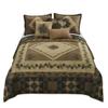 Donna Sharp Twin Polyester Bedding Set - 2 Piece - Antique Pine Lodge Quilt Set with Twin Quilt and Standard Pillow Sham - Machine Washable view 2