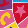 CRs Kids/Baby Room/Daycare/Classroom/Playroom Area Rug Letters Numbers Fun Educational Shapes Non- Slip Learning Carpet (8 Feet X 8 Feet Round) view 2