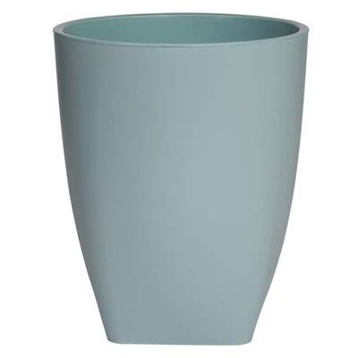 Creative Bath Products Solid Matte 14 Quart Basket, Aqua