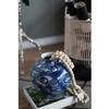 A&B Home Blue & White Porcelain Vase - Modern Abstract Art Pattern, Short and Round Jar Shape, No Lid for Floral Displays, Home Decor Centerpiece, Shelf and Tabletop Decor, 9'' x 9.5'' view 4