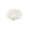 A and B Home 9.3" H Cream Ceramic Indoor Handmade 3D Flower Wall Decor, Wall Art Sculpture for Home Office Living Room Hallway Kitchen view 3