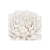 A and B Home 9.3" H Cream Ceramic Indoor Handmade 3D Flower Wall Decor, Wall Art Sculpture for Home Office Living Room Hallway Kitchen view 4