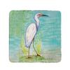 Betsy Drake CT025 Snowy Egret Coaster - Set of 4 view 1