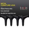 5 inch Metal Furniture Legs, Btowin 4Pcs Modern Triangle Diamond Furniture Feet for Cabinet Sofa TV Stand Bookcase view 2