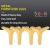 6 inch Metal Furniture Legs, Btowin 4Pcs Modern Triangle Diamond Furniture Feet for Cabinet Sofa TV Stand Bookcase view 2