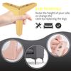 6 inch Metal Furniture Legs, Btowin 4Pcs Modern Triangle Diamond Furniture Feet for Cabinet Sofa TV Stand Bookcase view 4