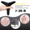 6 inch Metal Furniture Legs, Btowin 4Pcs Modern Triangle Diamond Furniture Feet for Cabinet Sofa TV Stand Bookcase view 4