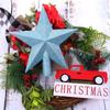 Aneco Blue Glitter Mini Christmas Tree Topper Shatter-Proof 4 Inch Small Christmas Tree Decoration Treetop for Holiday Ornament or Home Decor view 4