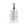 AVEO Soap Pump Square Glass Resin Lotion Bottle Refillable Foaming Hand Soap Dispenser Pump Bottle for Bathroom Kitchen soap Dispenser soap Dispenser (Color : Silver) view 1