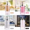 AVEO Soap Pump Square Glass Resin Lotion Bottle Refillable Foaming Hand Soap Dispenser Pump Bottle for Bathroom Kitchen soap Dispenser soap Dispenser (Color : Silver) view 3