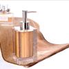 AVEO Soap Pump Square Glass Resin Lotion Bottle Refillable Foaming Hand Soap Dispenser Pump Bottle for Bathroom Kitchen soap Dispenser soap Dispenser (Color : Silver) view 4