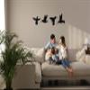 Vertical Wall Decoration Metal Wall Art Hummingbird Decor Set of 4 Birds Wall Art view 2