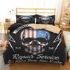 Bedding Set 3D Printed Duvet Cover Bed Set Horror Skull Home Textiles for Adults Bedclothes with Pillowcase Full Queen Quilt Cover (US Twin) view 2