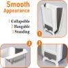 ARTHYS Hanging Trash Can for Kitchen Cabinet Door (White) view 2